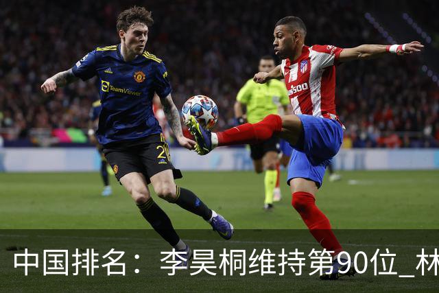 中国排名：李昊桐维持第90位 林钰鑫大幅提升